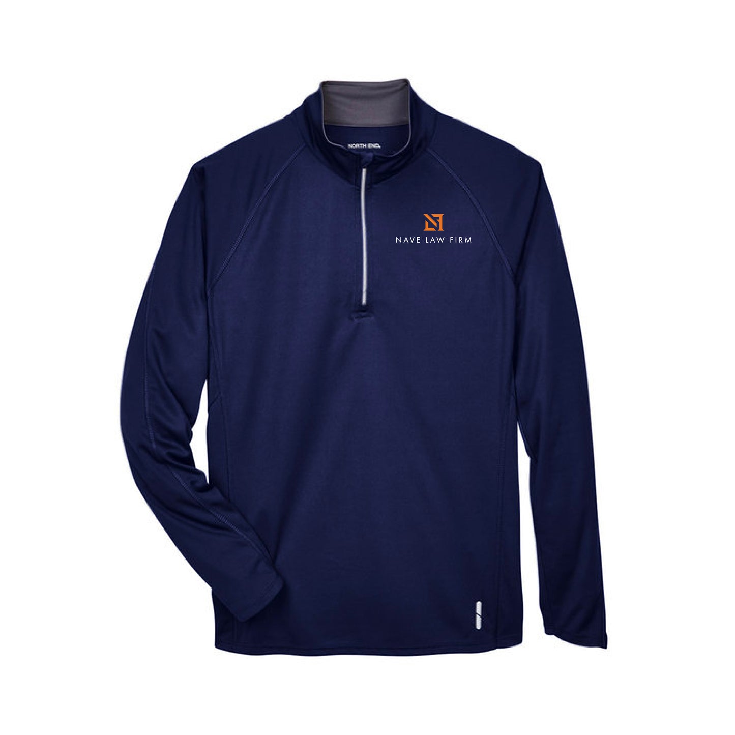 North End Men's Radar Quarter-Zip Performance Long-Sleeve Top