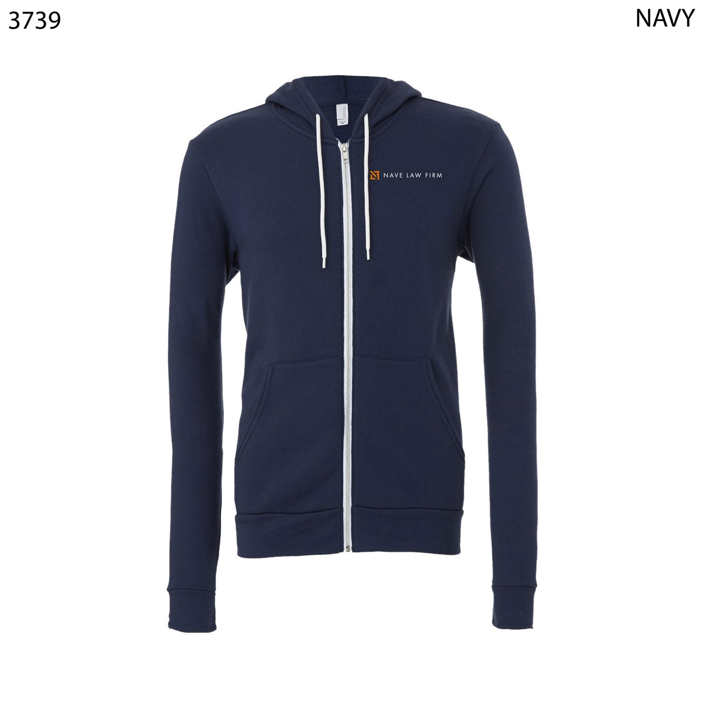 BELLA + CANVAS - Sponge Fleece Full-Zip Hoodie